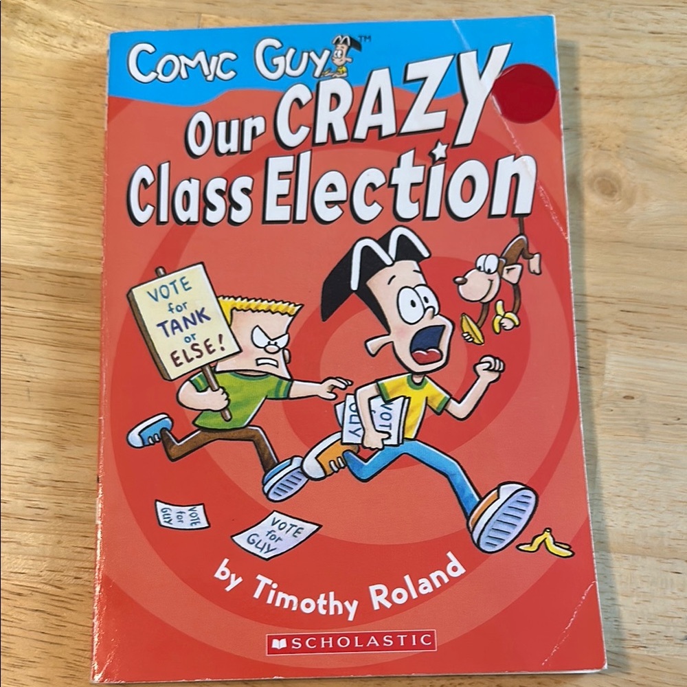 5/$10 Scholastic Comic Guy Book - Red and Blue Cover
